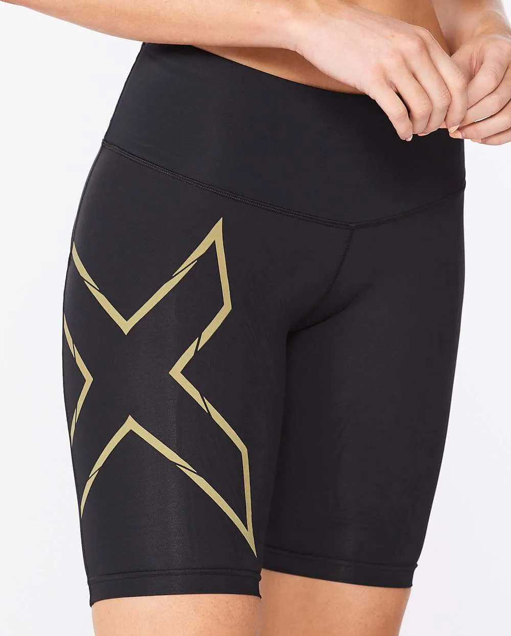 2XU Light Speed Mid-Rise Womens Compression Shorts