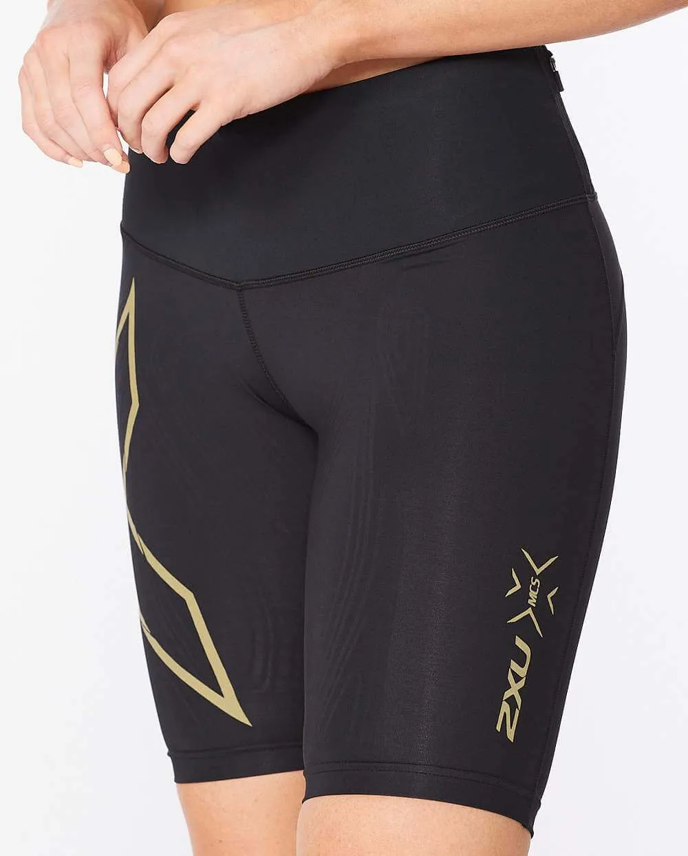 2XU Light Speed Mid-Rise Womens Compression Shorts