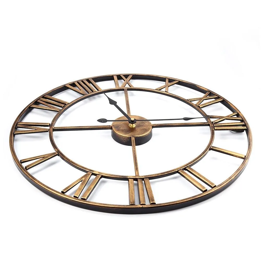 3D Decorative Iron Retro Wall Clock