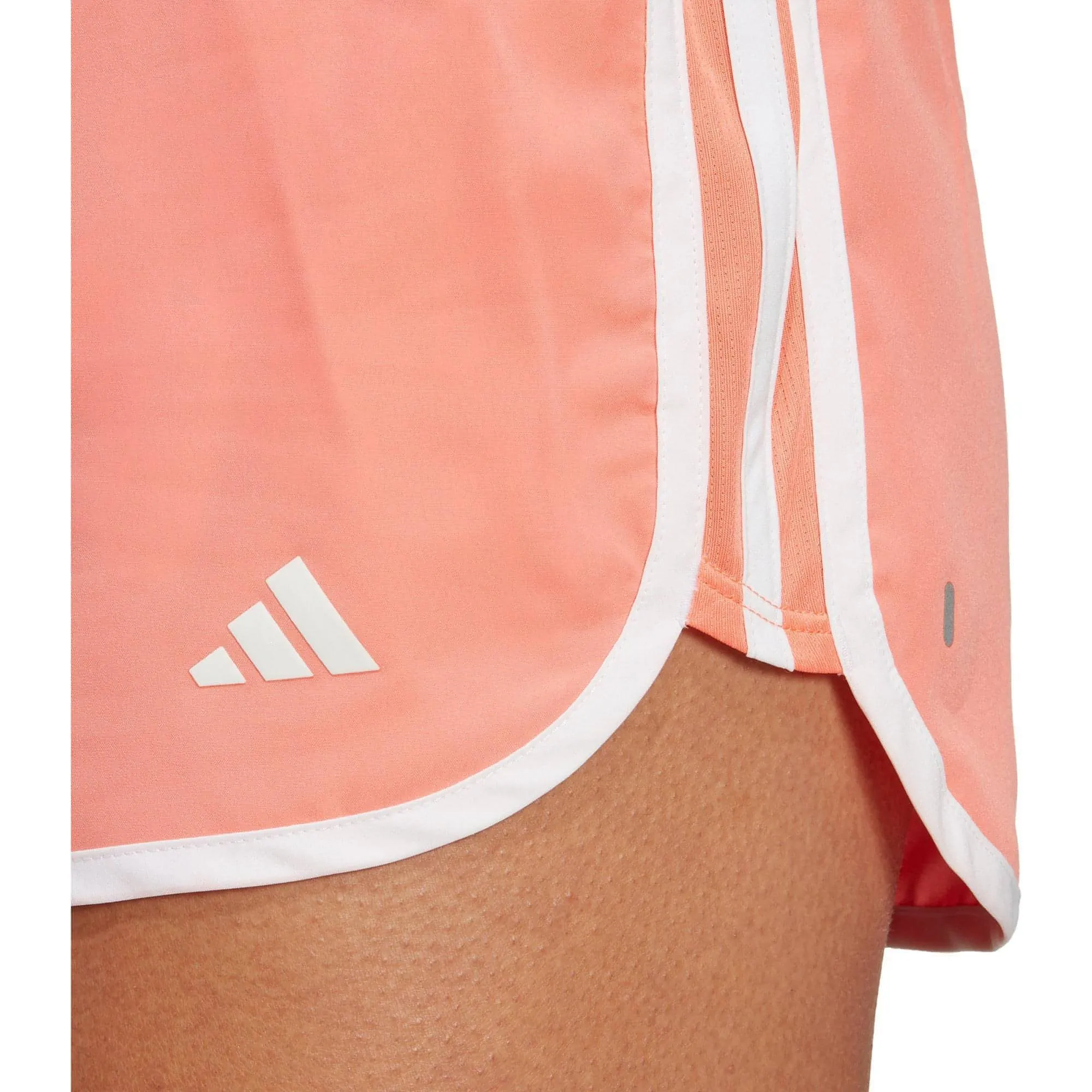 adidas 3 Inch Marathon 20 Womens Running Shorts - Orange