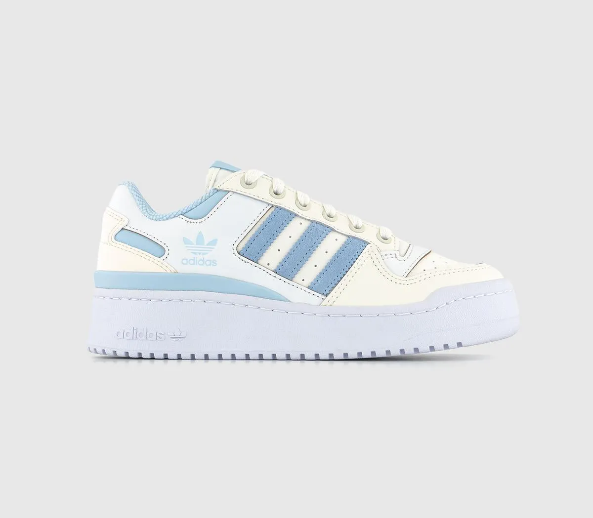 adidas Forum Bold Trainers Off White Clear Sky White