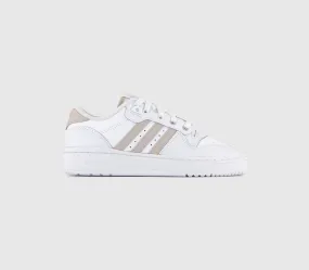 adidas Rivalry Low White Wonder Beige Orchid Fushion Trainers