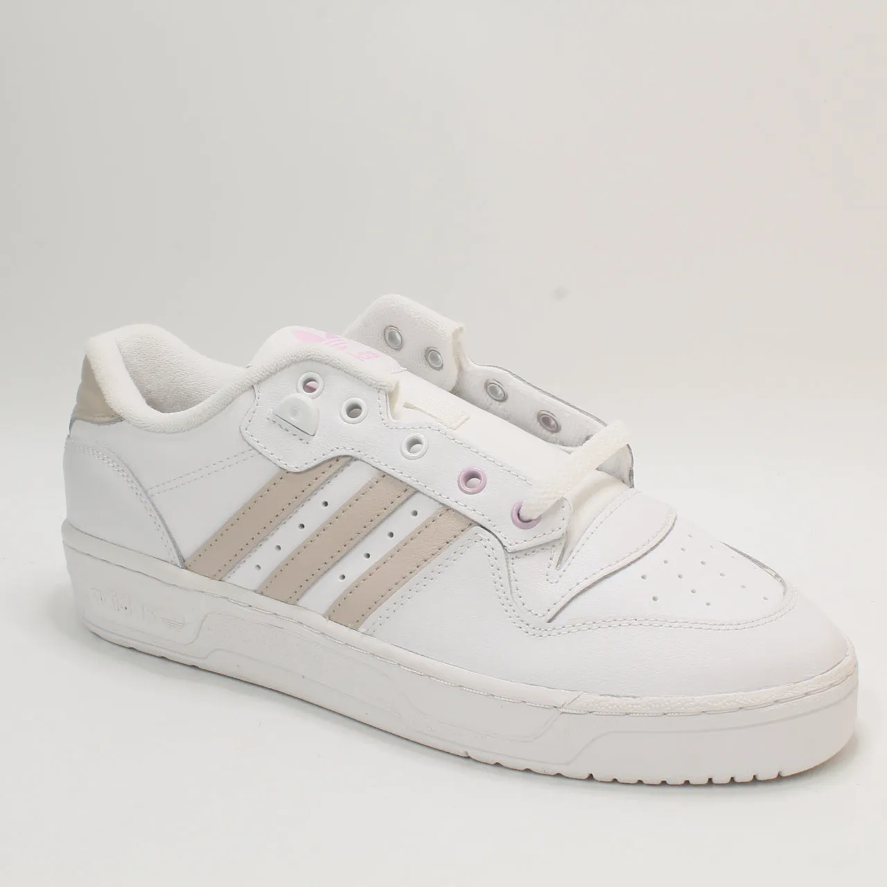 adidas Rivalry Low White Wonder Beige Orchid Fushion Trainers