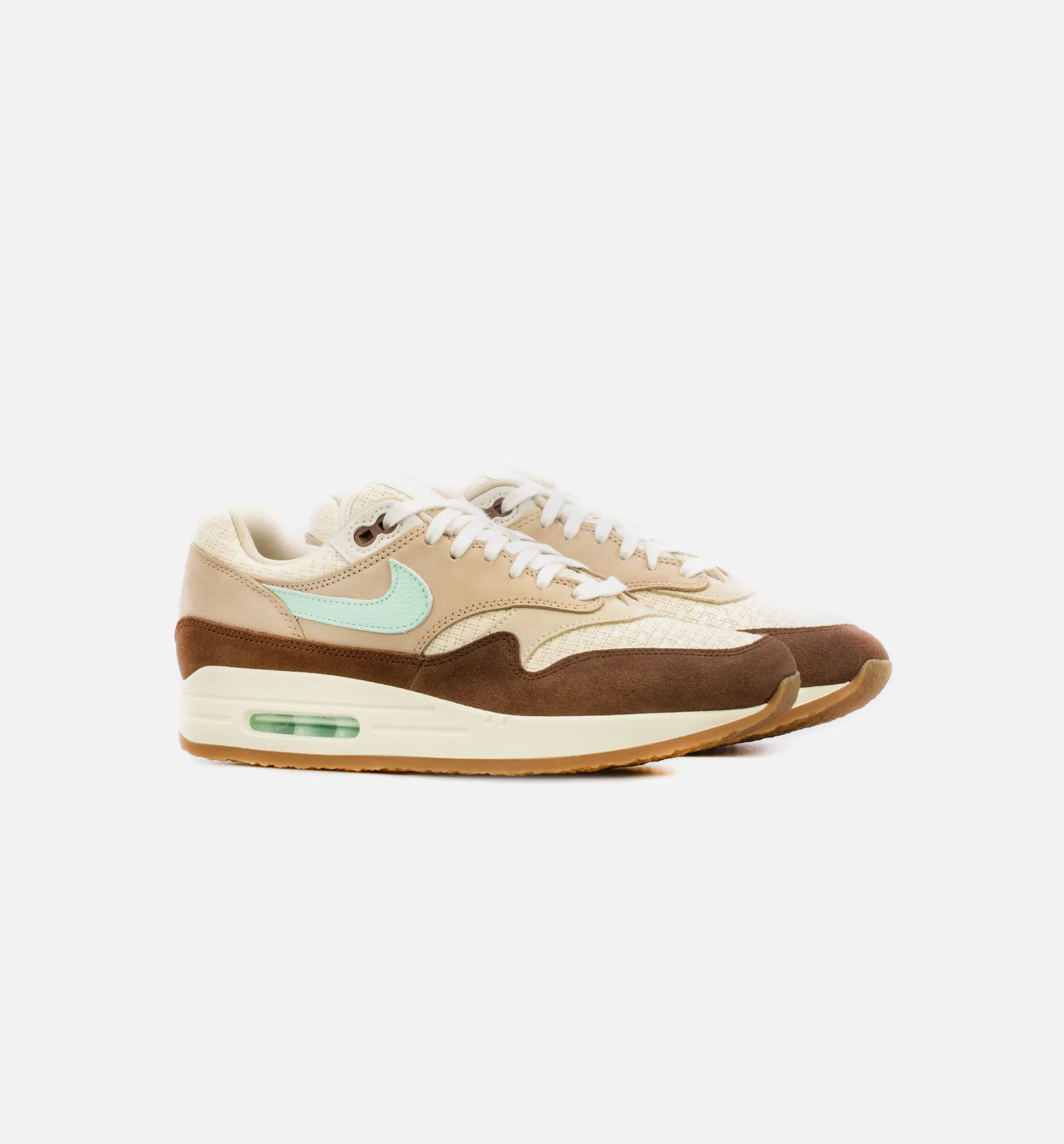 Air Max 1 Crepe Hemp Mens Lifestyle Shoe - Brown/Green