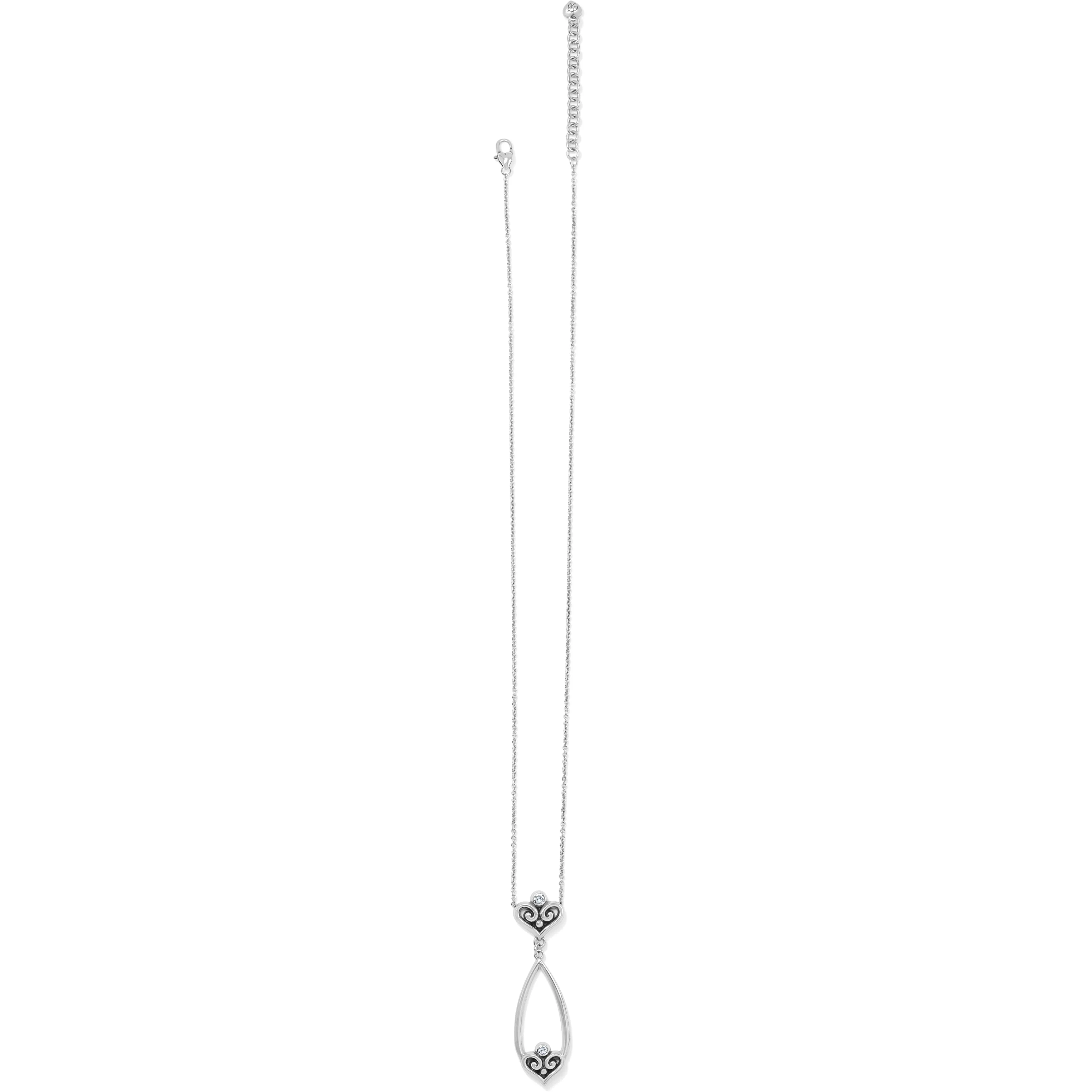 Alcazar Heart Teardrop Necklace