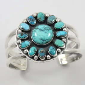 Blue Gem Turquoise Cuff