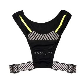 Bodylite Gear Unisex Reflective Phone Holder Vest (Black)