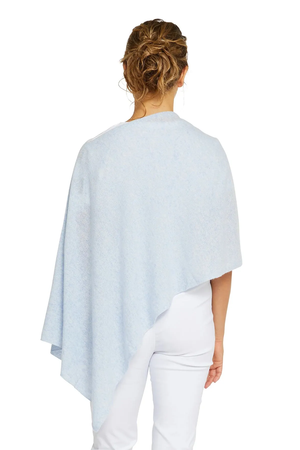 Cashmere Topper - Periwinkle