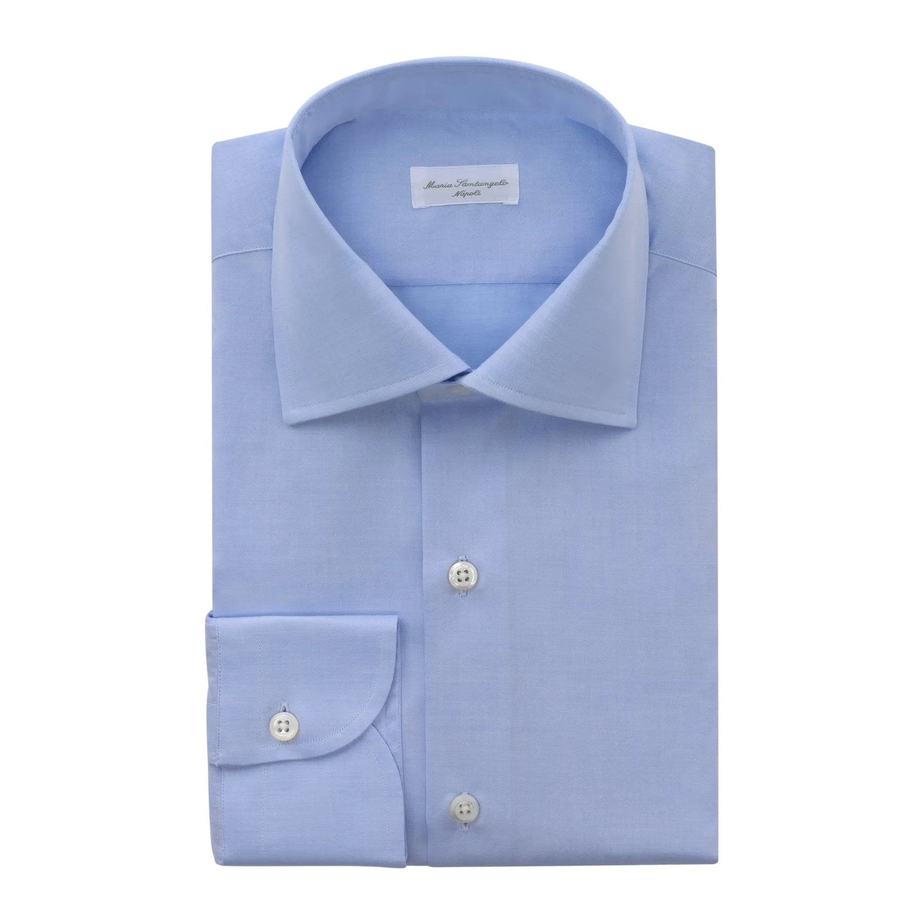 Classic Cotton Shirt in Light Blue