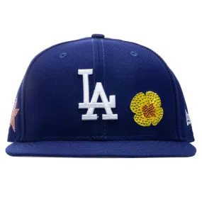 Crystal Icons 59FIFTY Fitted - Los Angeles Dodgers