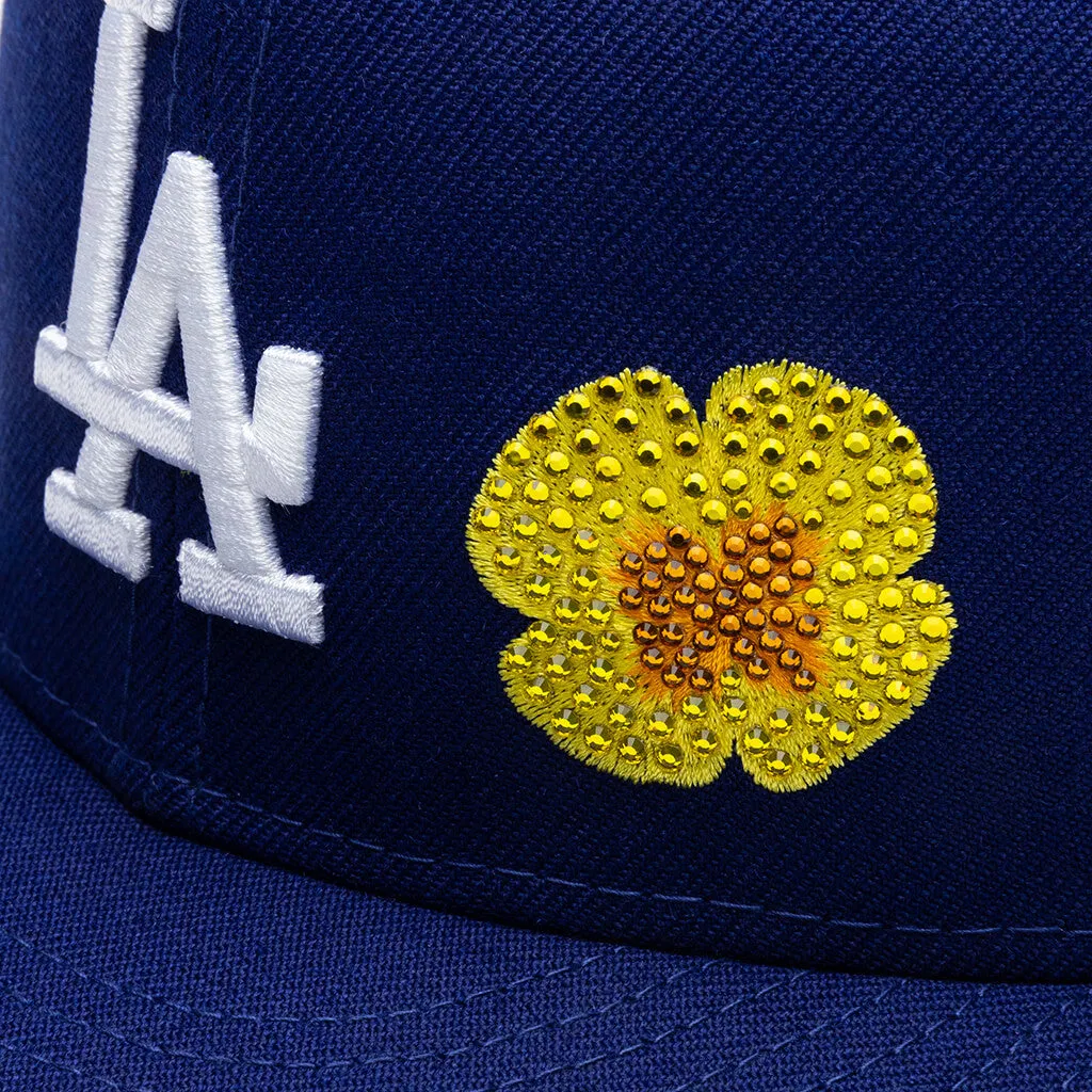 Crystal Icons 59FIFTY Fitted - Los Angeles Dodgers