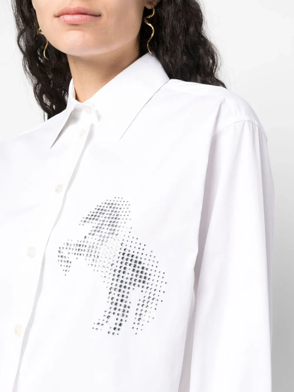 Crystal Pixel Horse Shirt