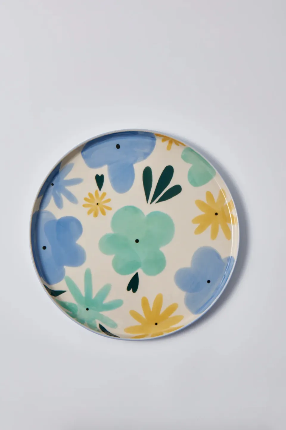 Ditsy Platter, Blue