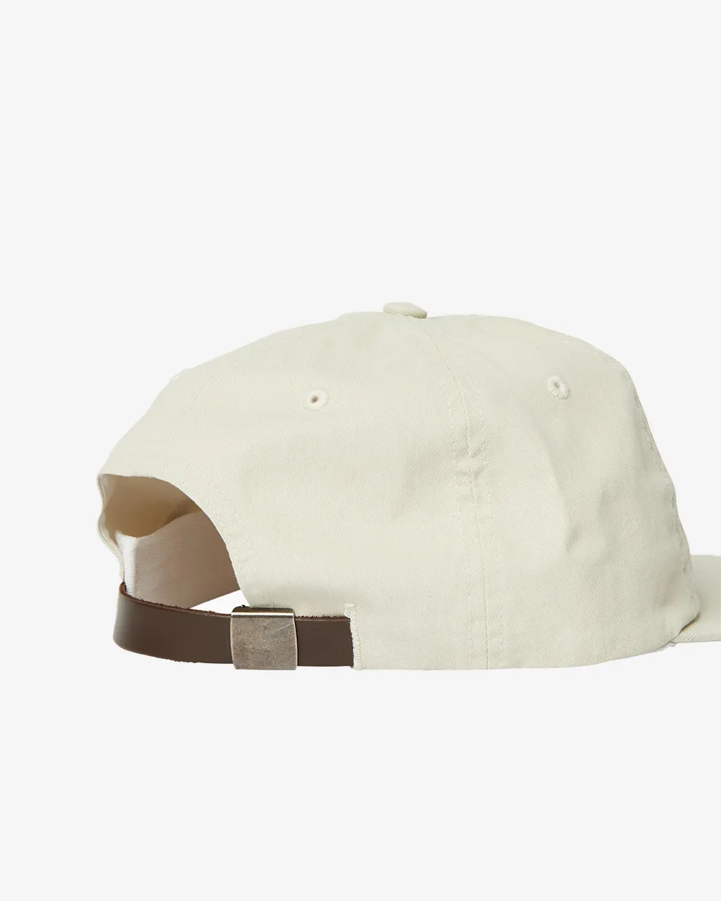 Fast Food Logo 6 Panel Cap Off White