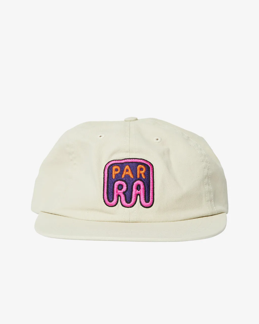 Fast Food Logo 6 Panel Cap Off White