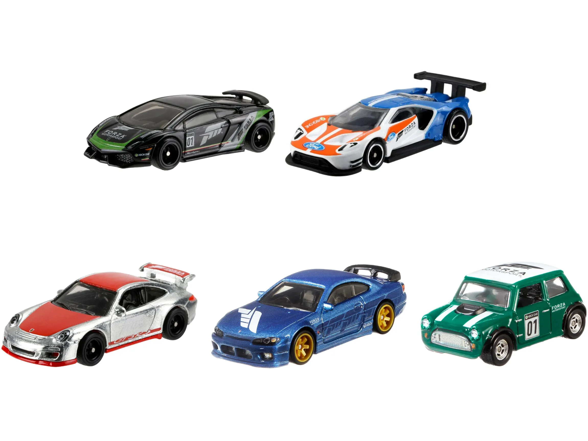 Forza Motorsport 5 piece Set Diecast Model Cars by Hot Wheels