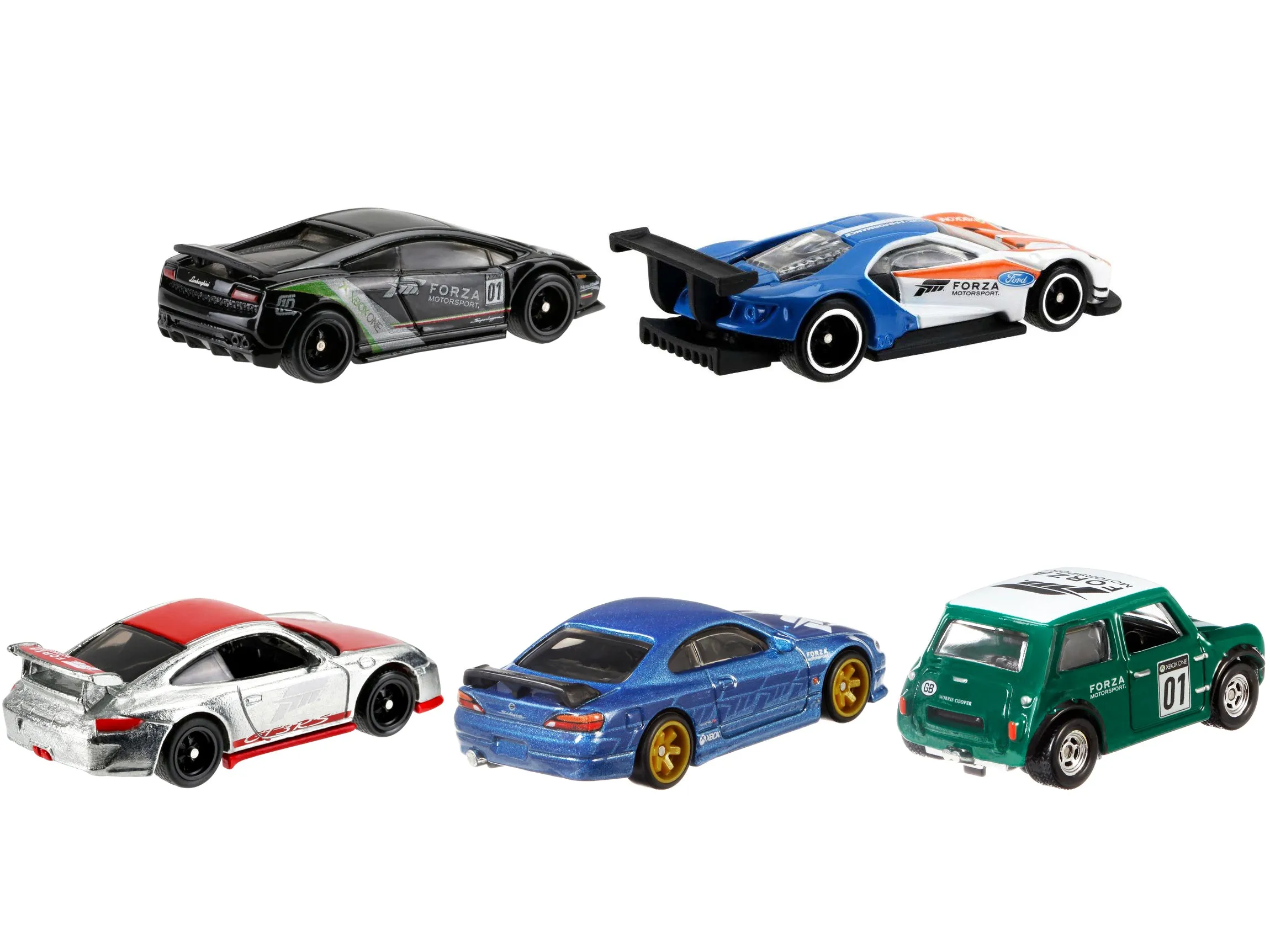 Forza Motorsport 5 piece Set Diecast Model Cars by Hot Wheels