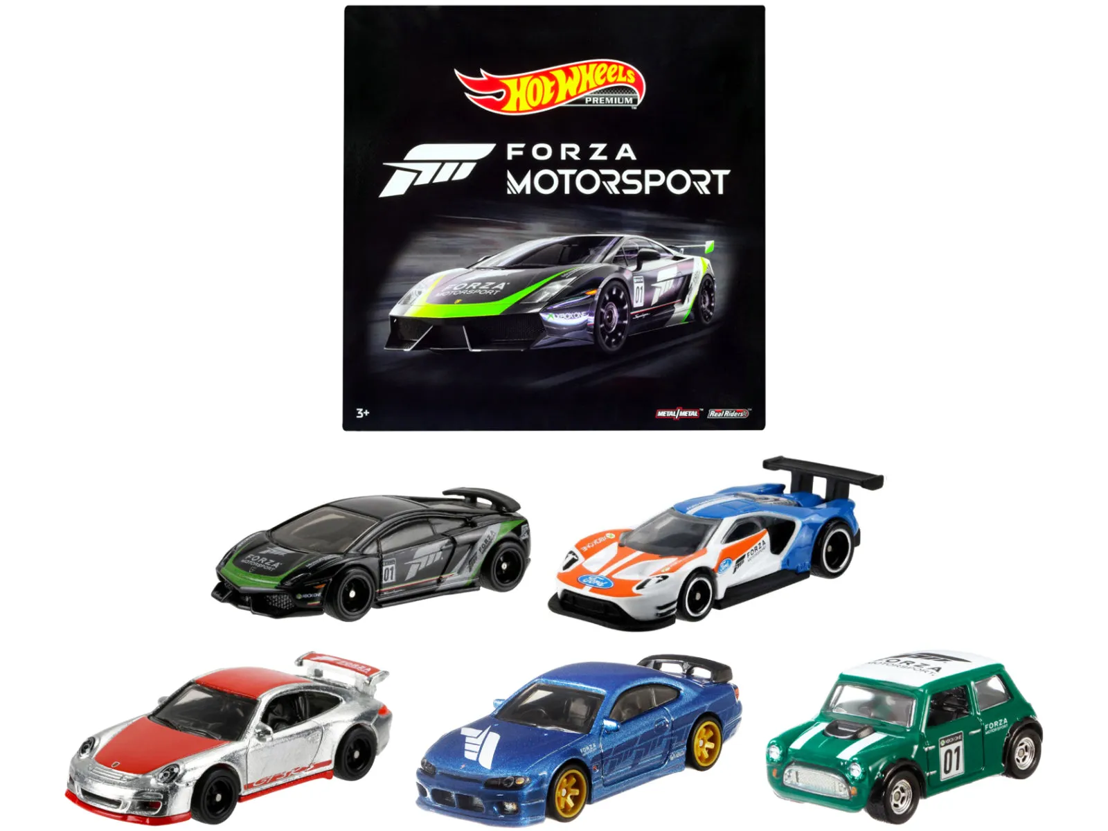 Forza Motorsport 5 piece Set Diecast Model Cars by Hot Wheels