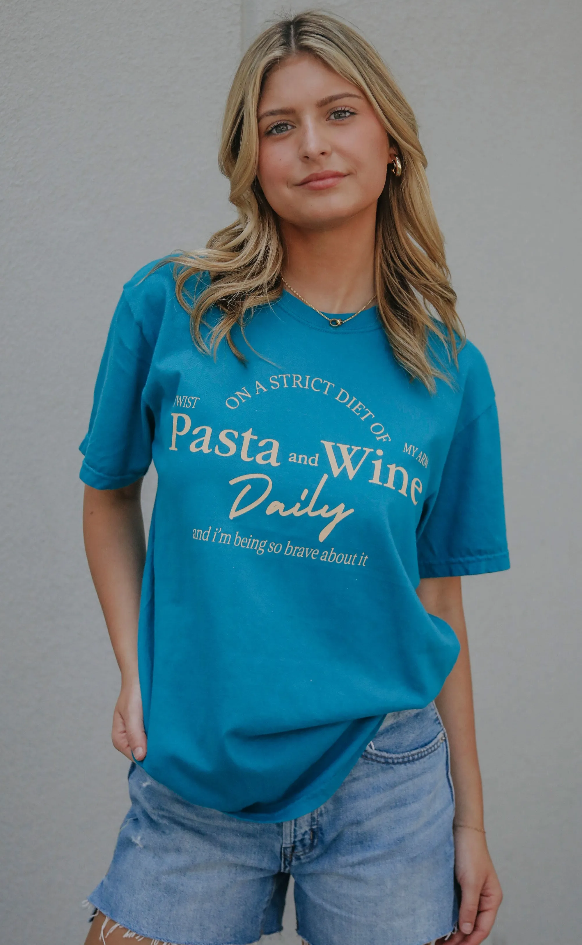 friday   saturday: pasta and wine t shirt