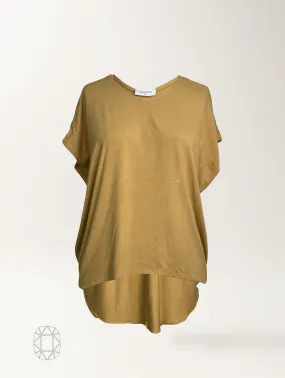 Gemma Top - Goldenrod Rayon Jersey