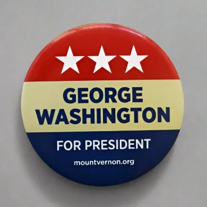 George Washington for President Button