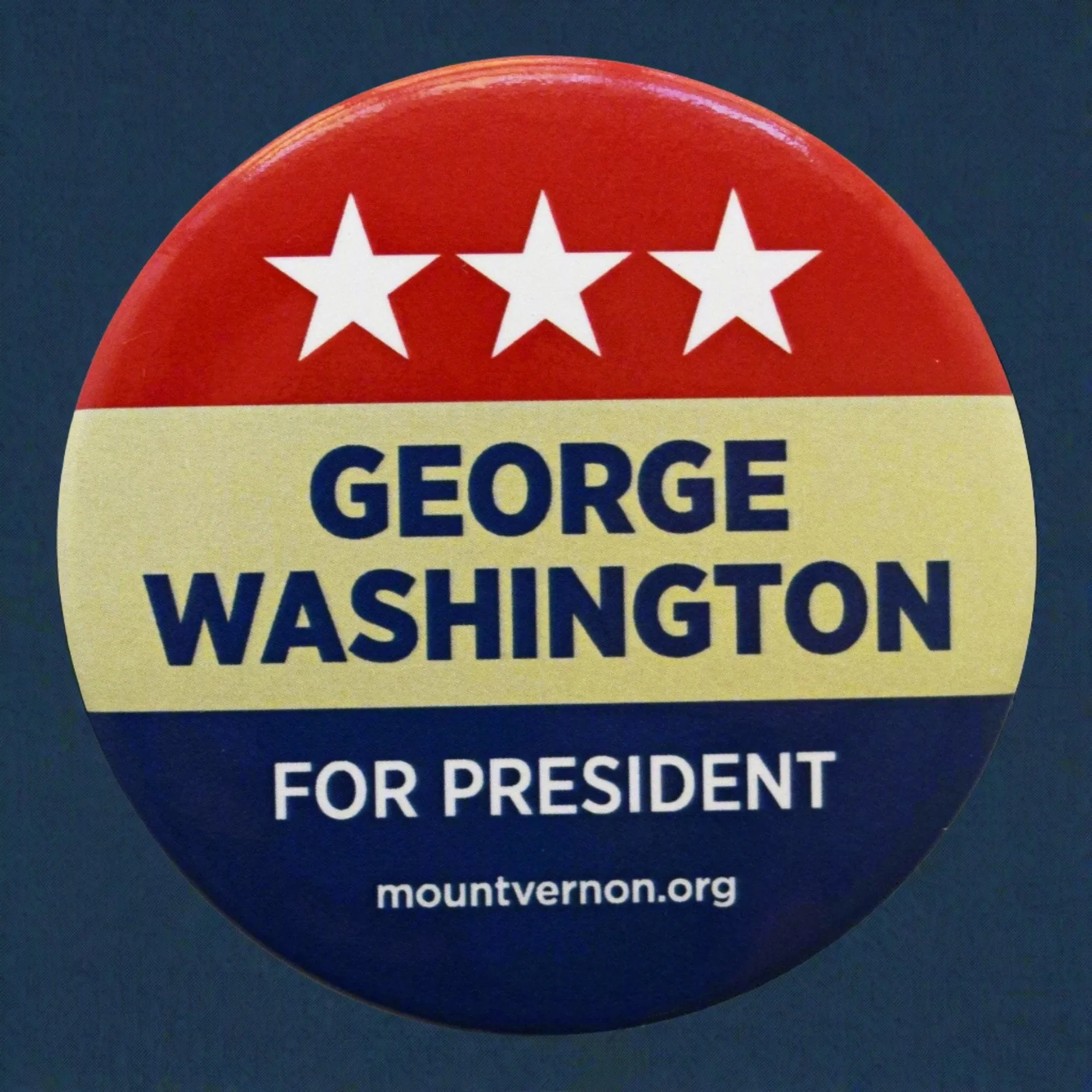 George Washington for President Button