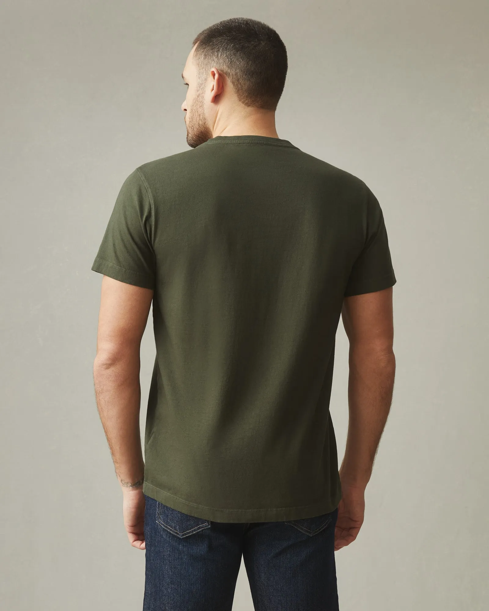 Heavyweight Pocket Tee - Loden