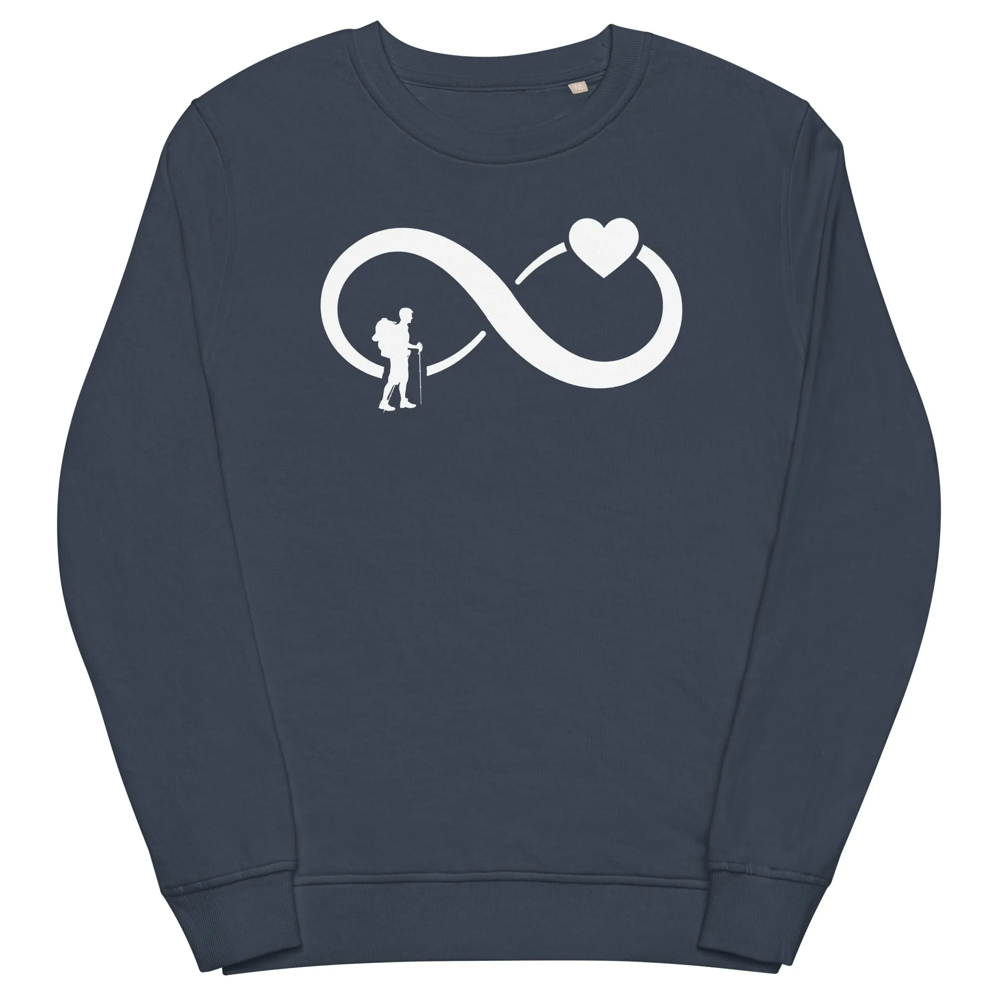 Infinity Heart and Hiking - Unisex Premium Organic Sweatshirt