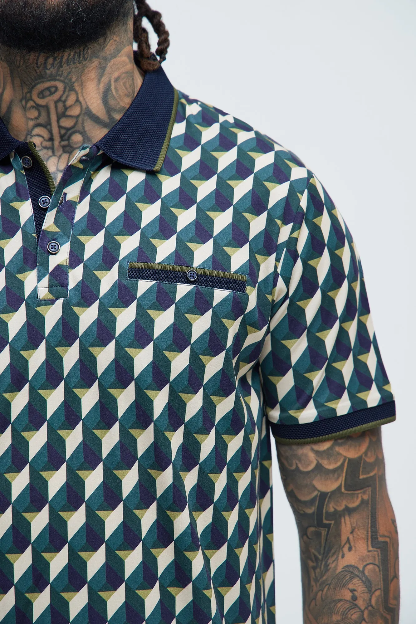 Inter Geo Polo - Teal/combo