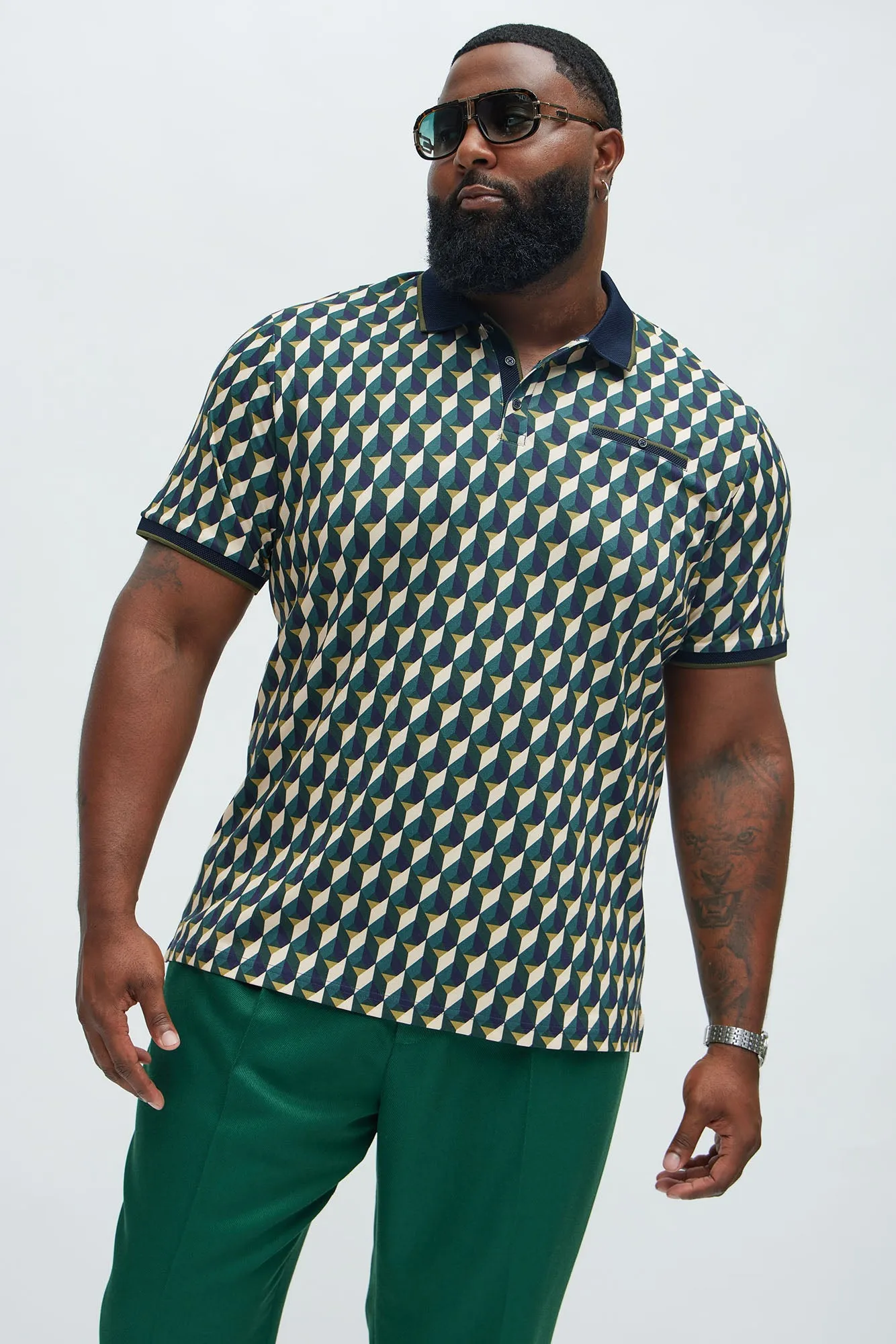 Inter Geo Polo - Teal/combo