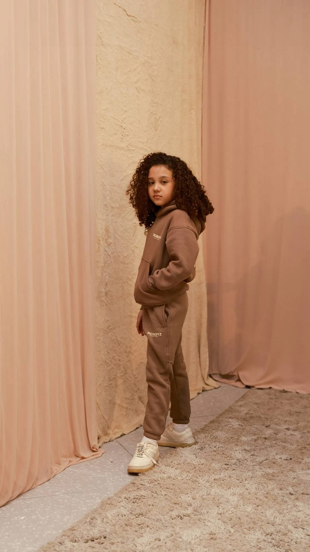 KIDZ HOODIE - KHAKI