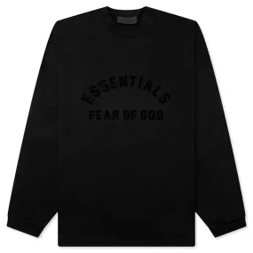 L/S T-Shirt - Jet Black