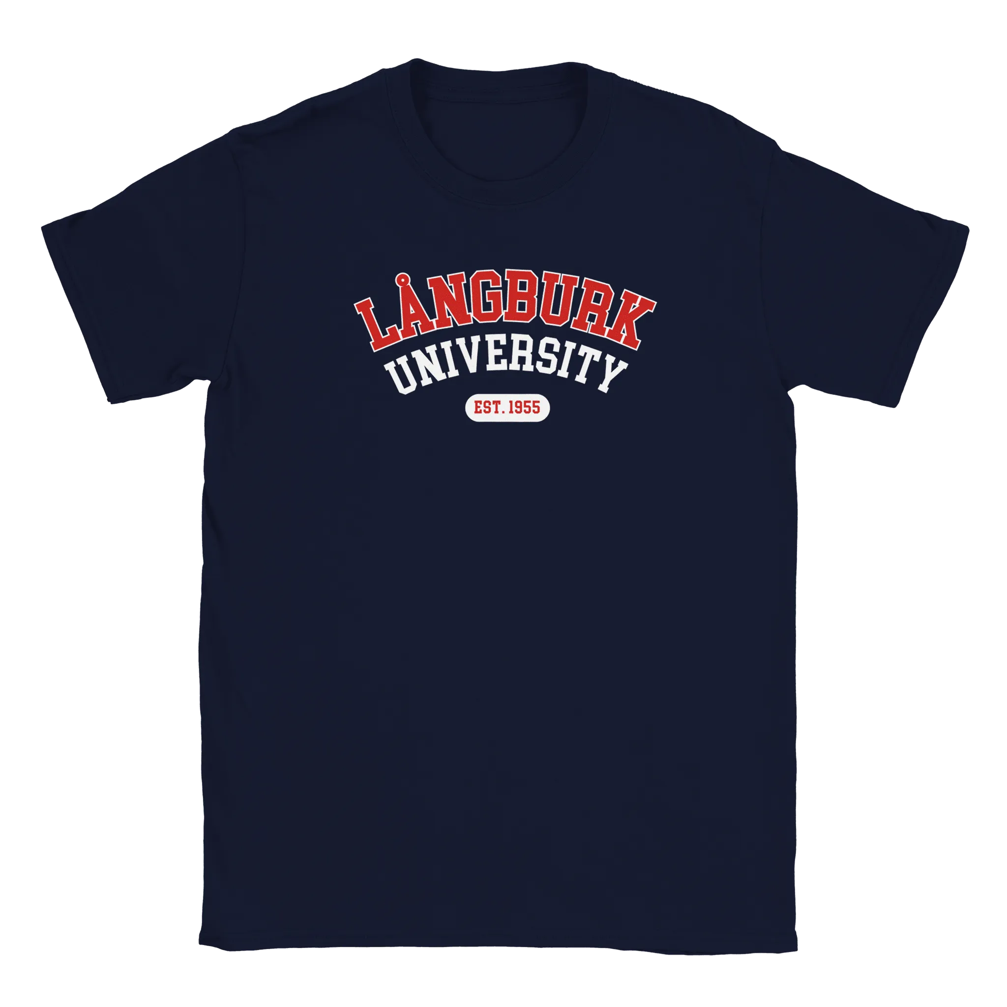 Långburk University Est. 1955 - T-shirt