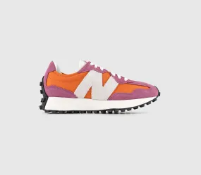 New Balance 327 Scorpio Purple Orange Trainers