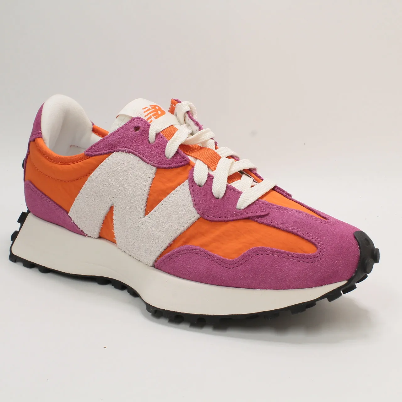 New Balance 327 Scorpio Purple Orange Trainers