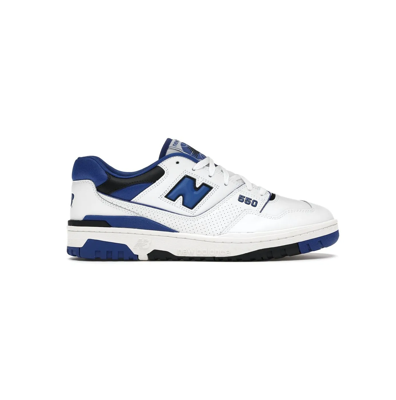 New Balance 550 Bianco Blu Elettrico