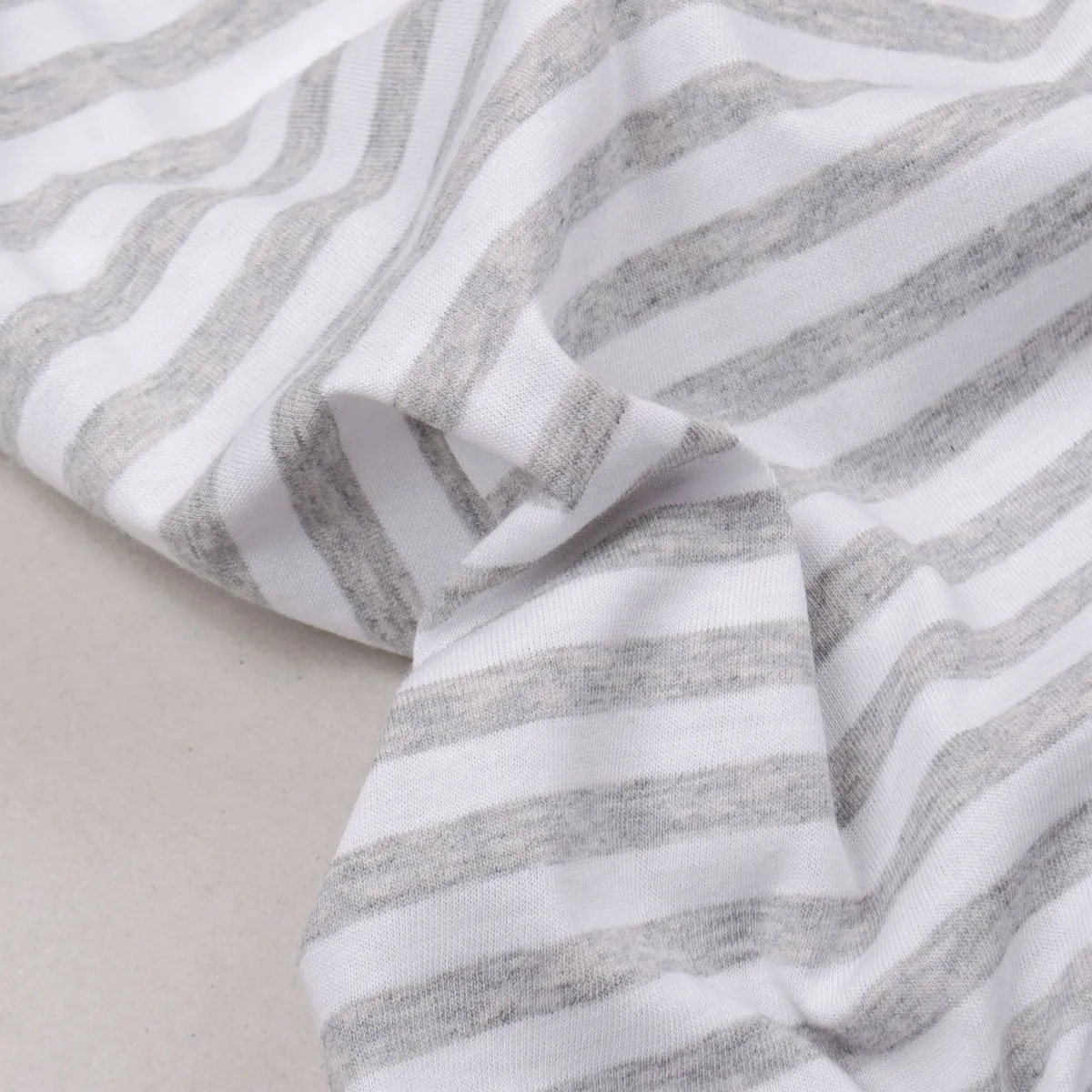 Norse Projects - Niels Classic Stripe T-shirt - Light Grey Melange