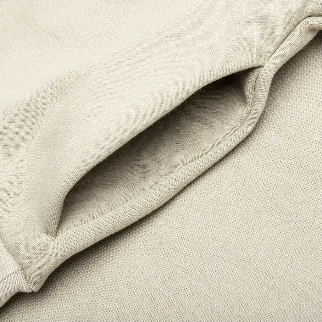 Nylon Fleece Hoodie - Seal