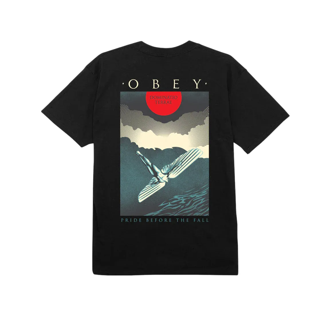 Obey short sleeve men's t-shirt Icarus 165263800 A951700 black