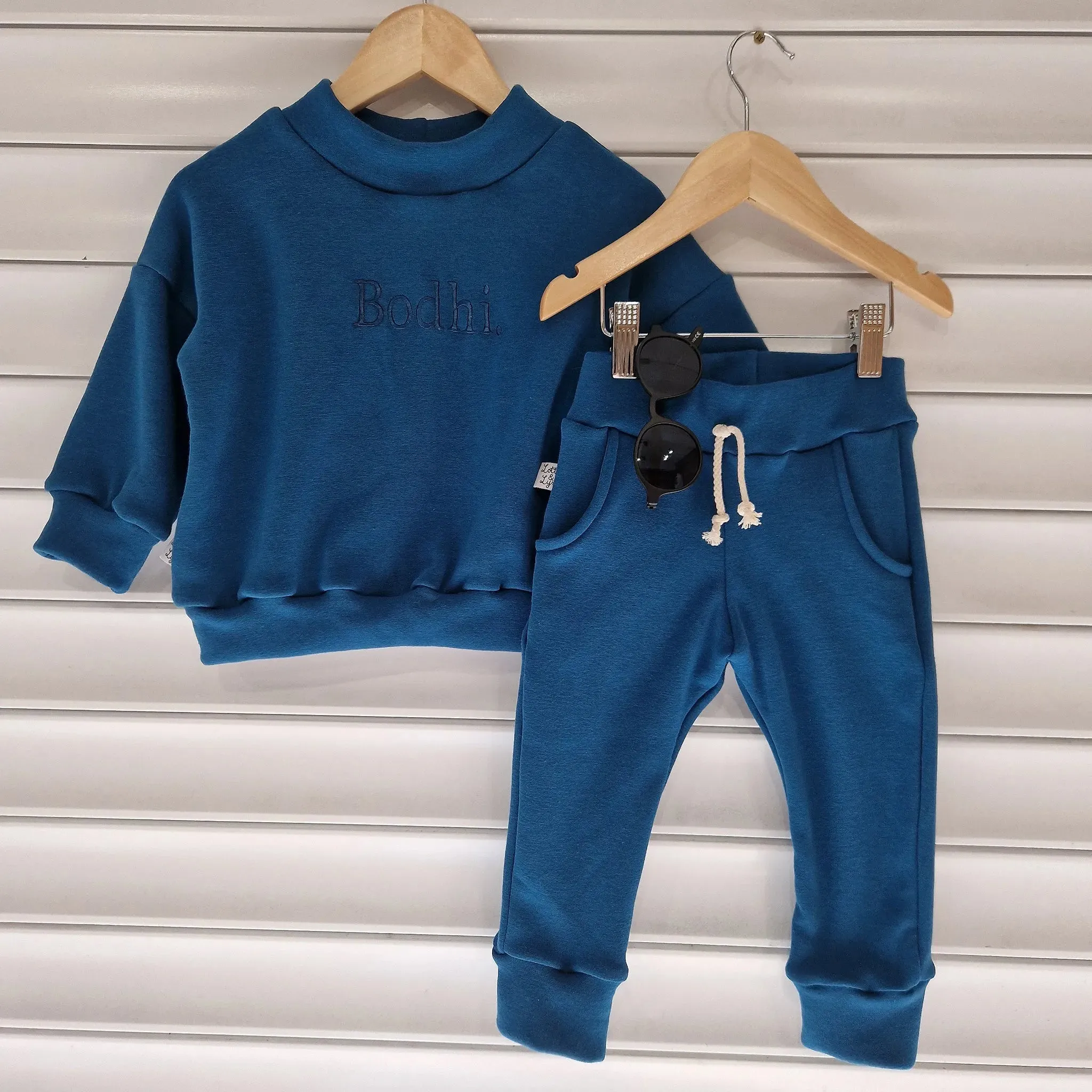 Ocean Blue Personalised Lounge Set | 0-10 years