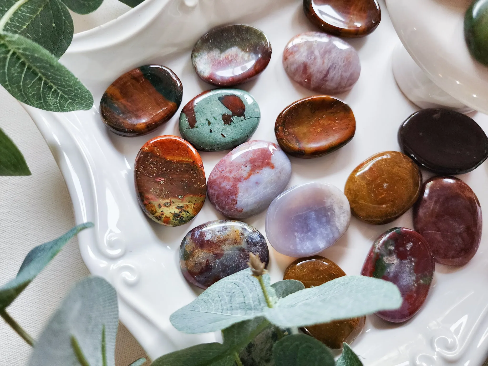 Ocean Jasper Mini Worry Stone