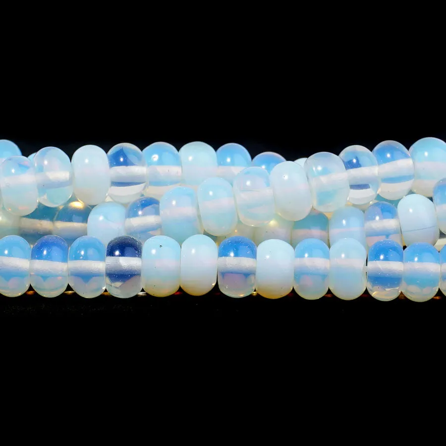 Opalite (Synthetic) 5X8mm Rondelle - Limited Editions - 15-16 inch