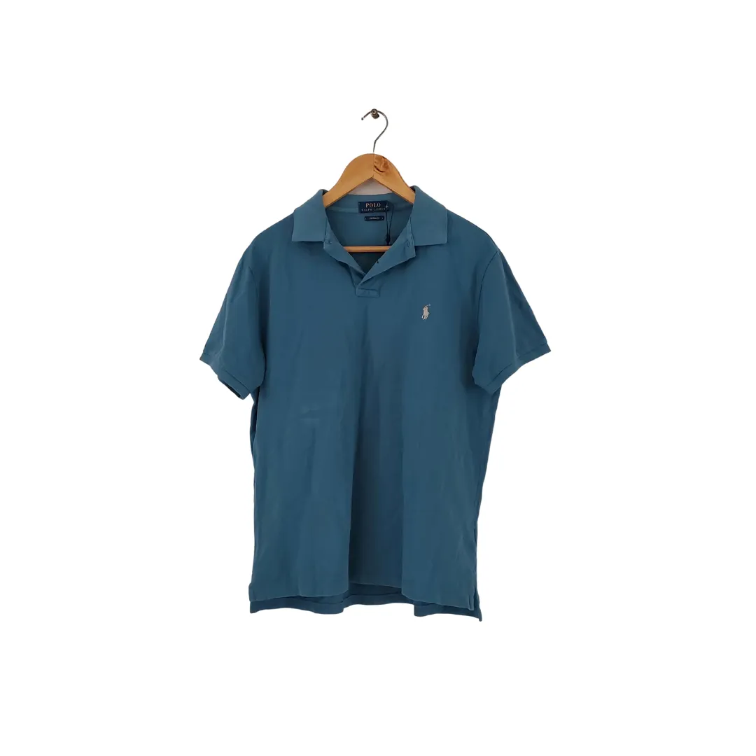 Ralph Lauren Blue Men's Polo Shirt | Brand New |