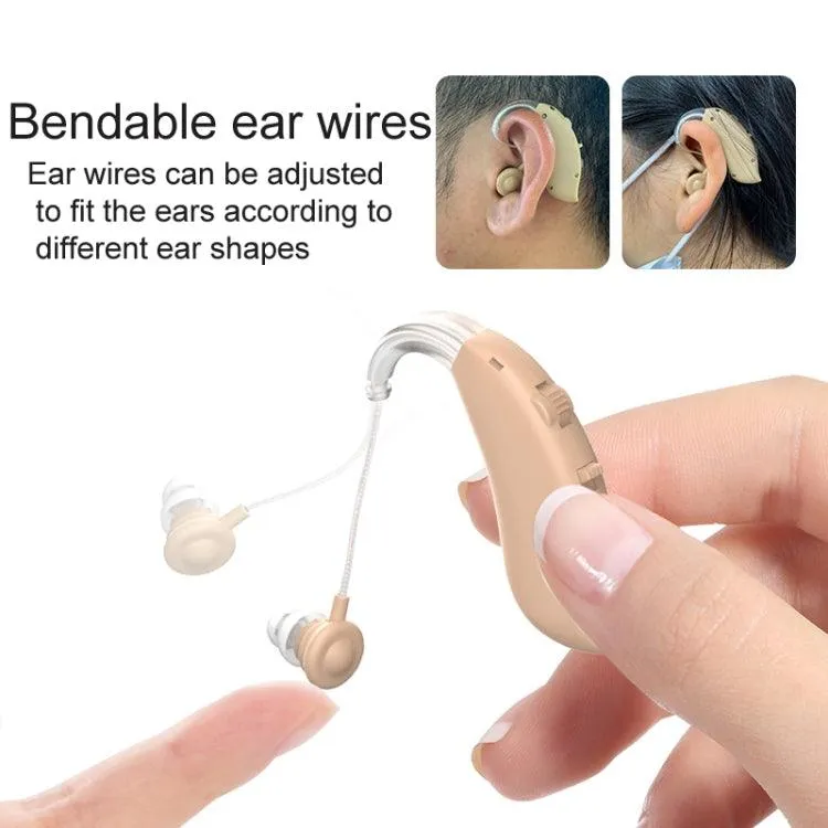 Rechargeable GM-301 Hearing Amplifier with Noise Reduction & Bluetooth Connectivity