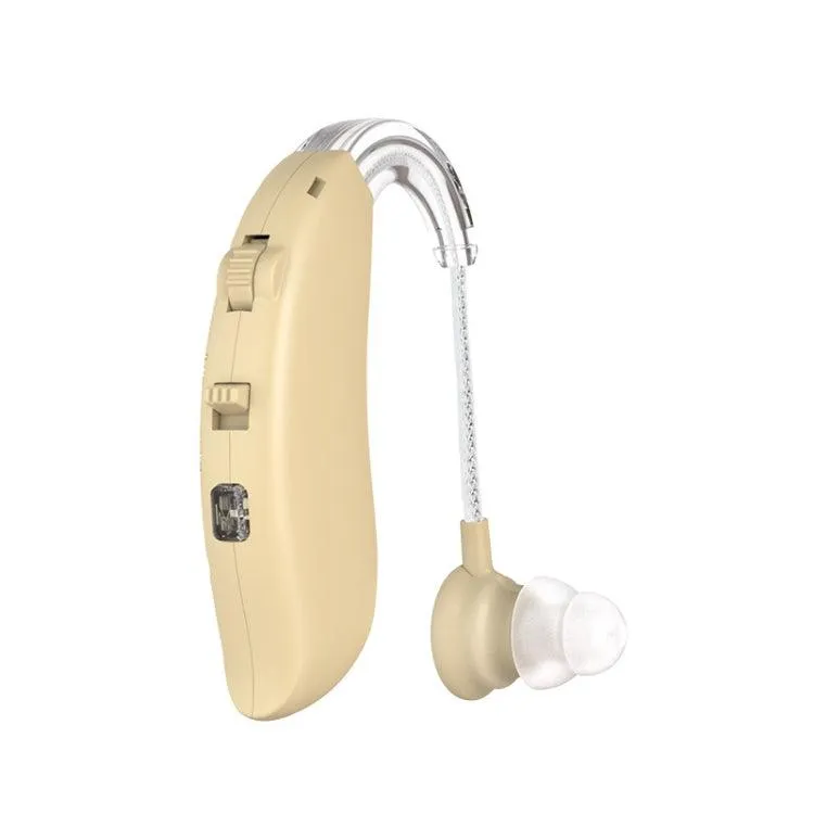 Rechargeable GM-301 Hearing Amplifier with Noise Reduction & Bluetooth Connectivity