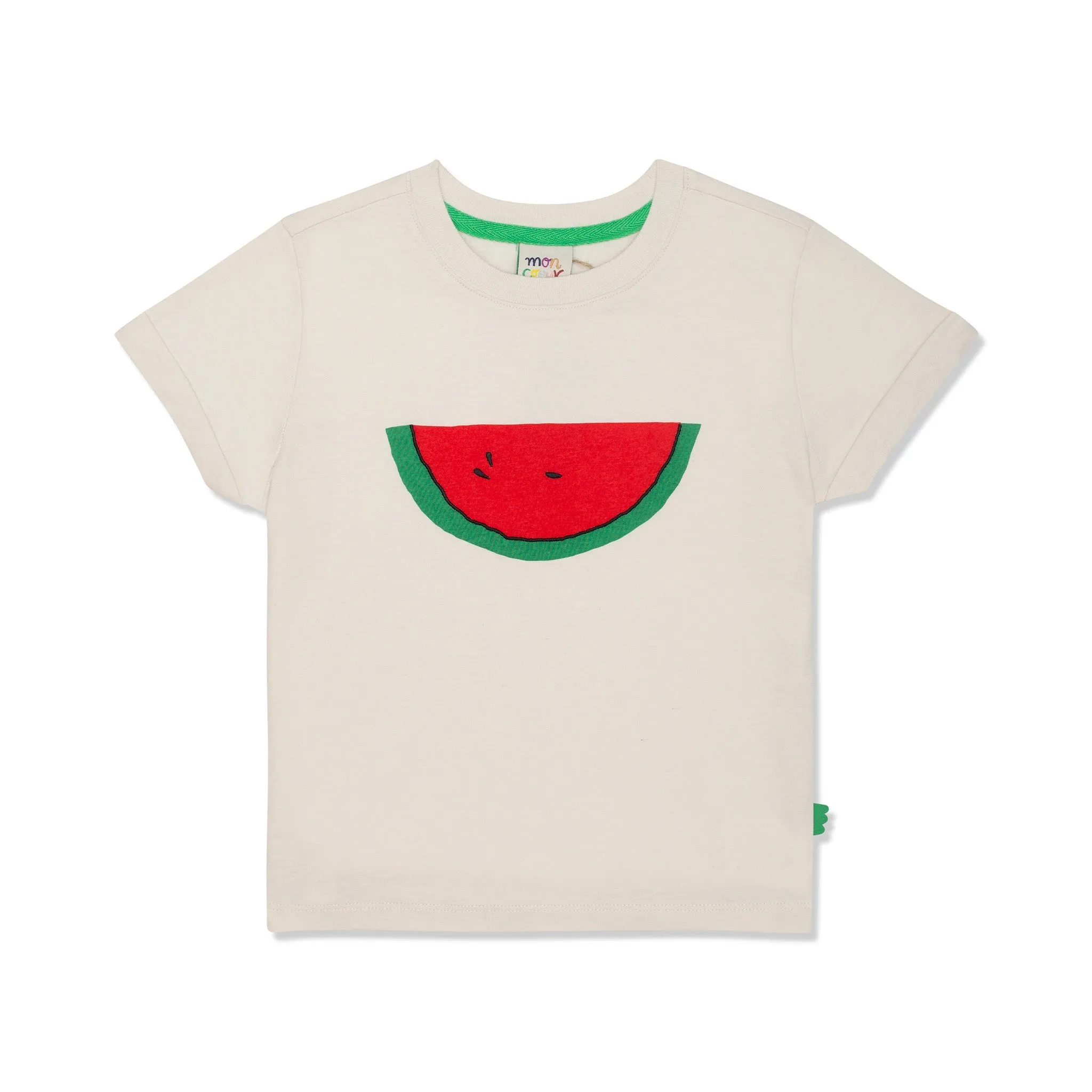 Recycled Cotton Watermelon Slice Kid T-shirt