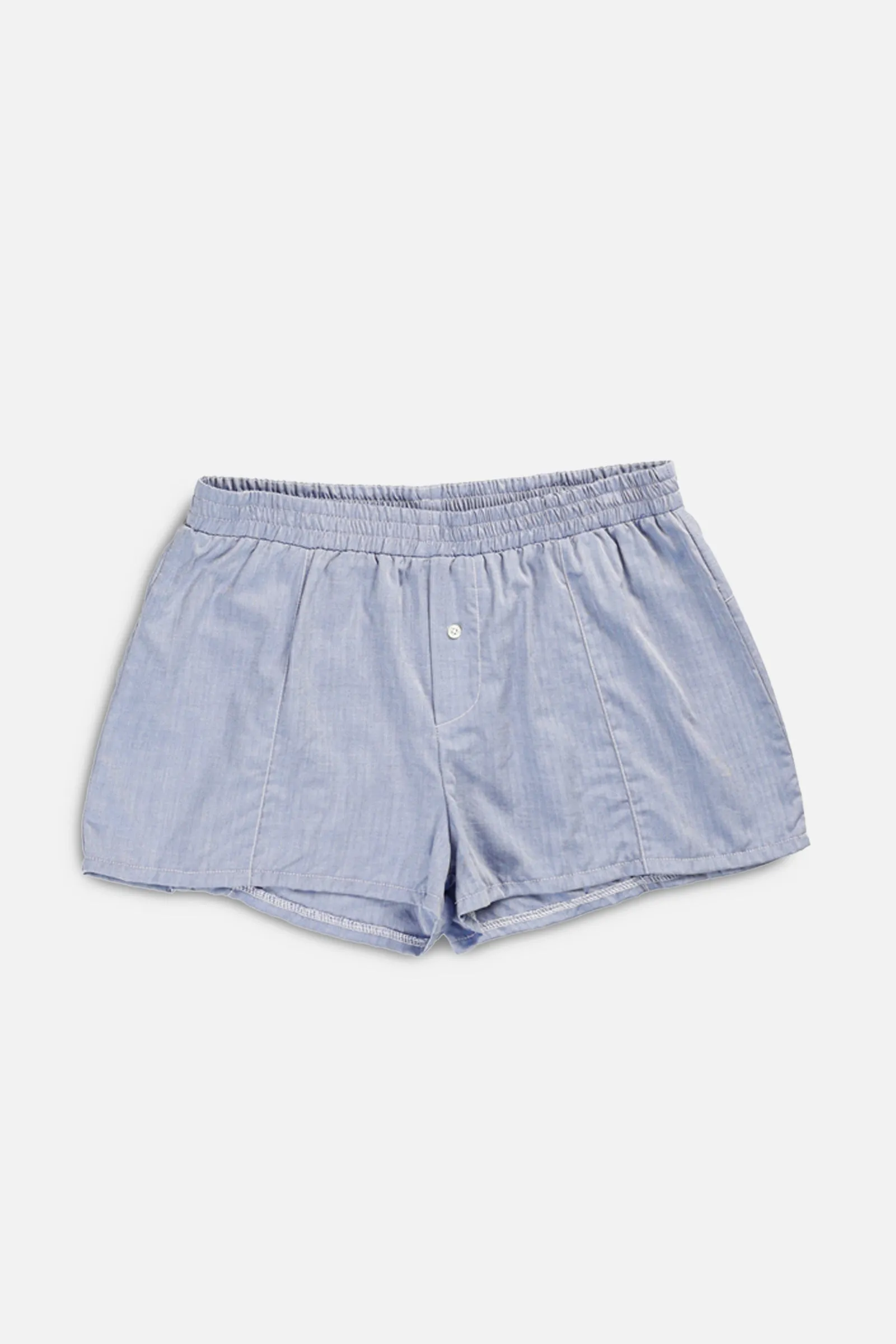 Rework Oxford Mini Boxer Shorts - L