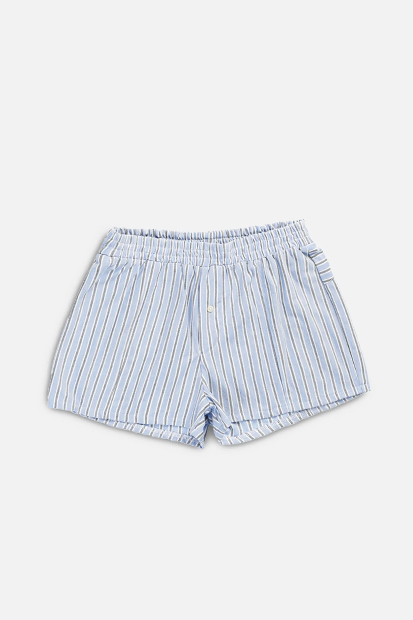 Rework Oxford Mini Boxer Shorts - XS