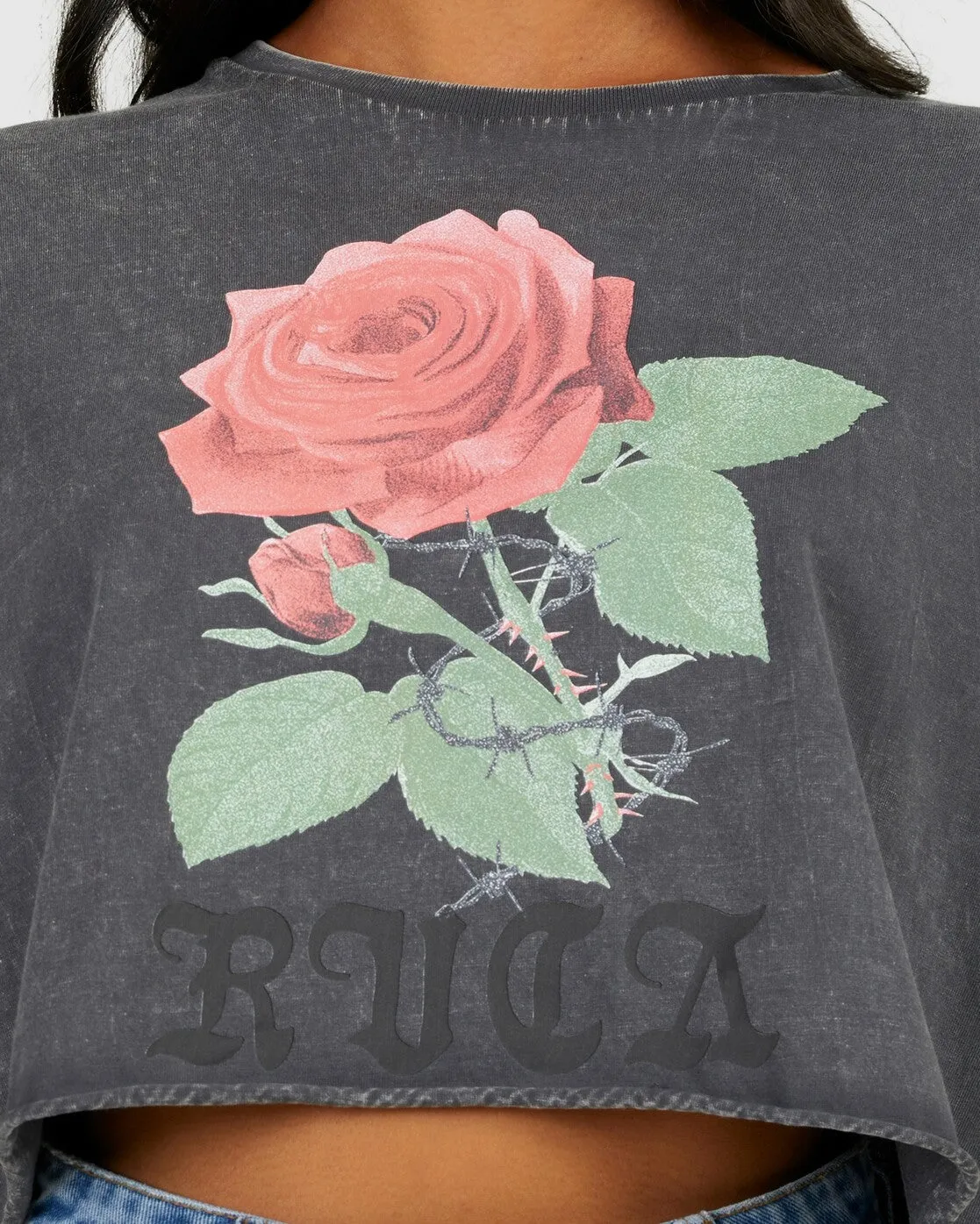 Roses Half Rummage - Antique Black