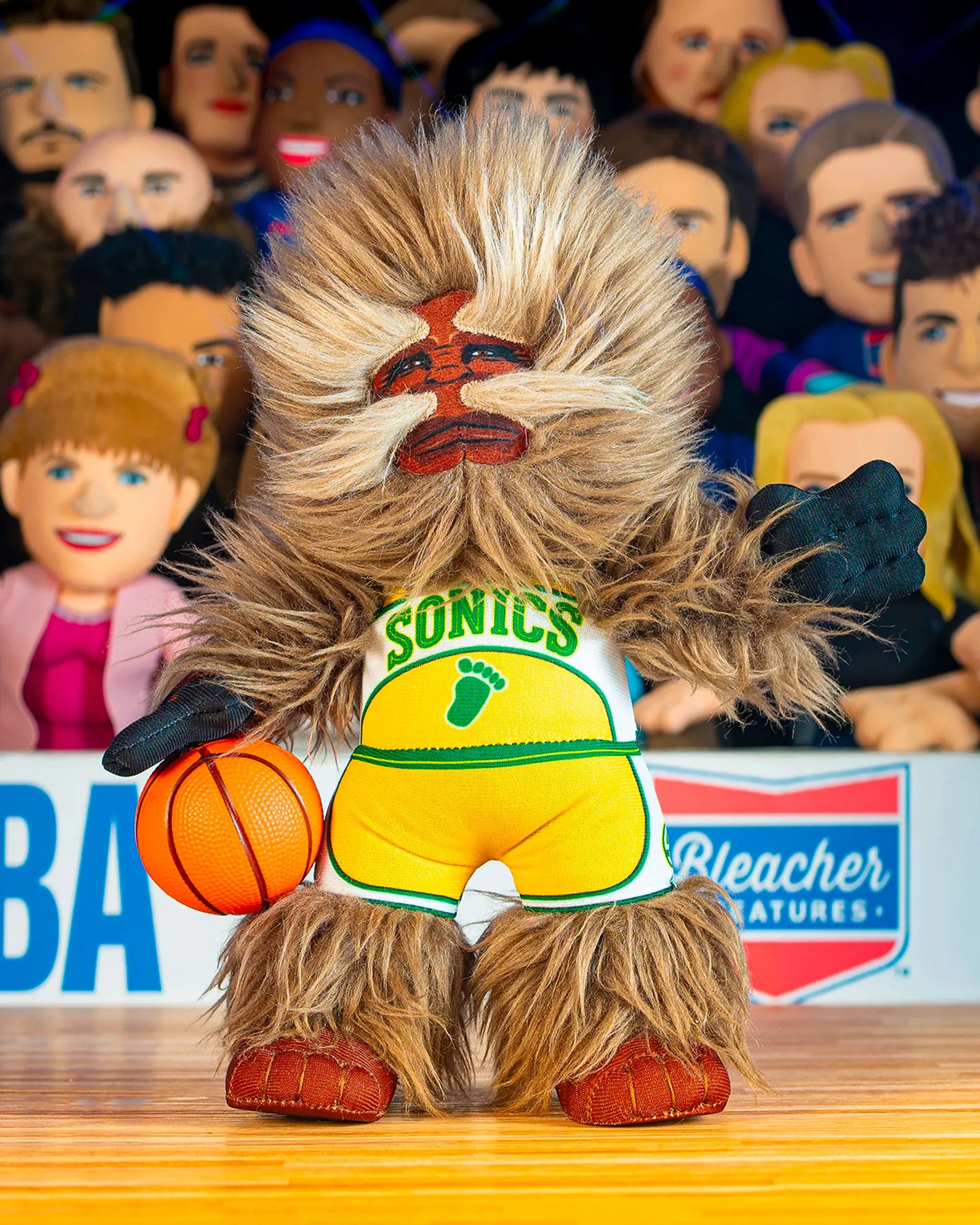 Seattle SuperSonics Squatch 10 Mascot Plush Figure